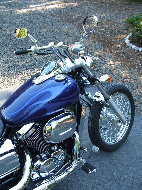 03' Honda Shadow  w/  FTF front end.
