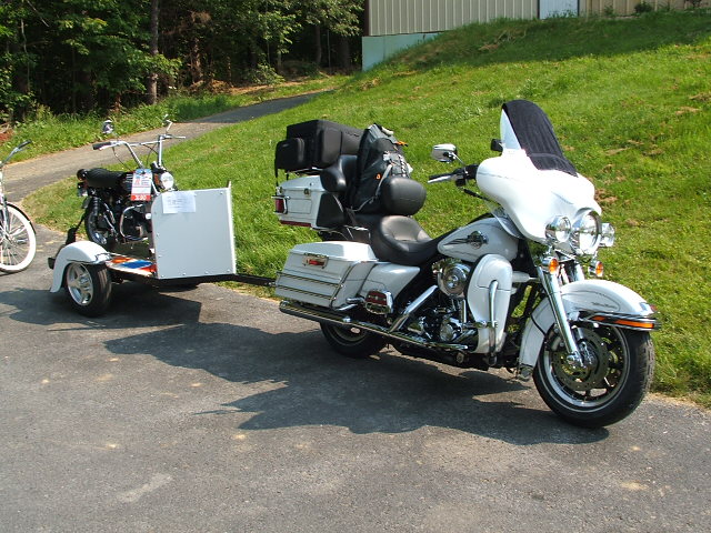 Jim's ride! Came to the meet straight from Bike Week in New Hampshire!
