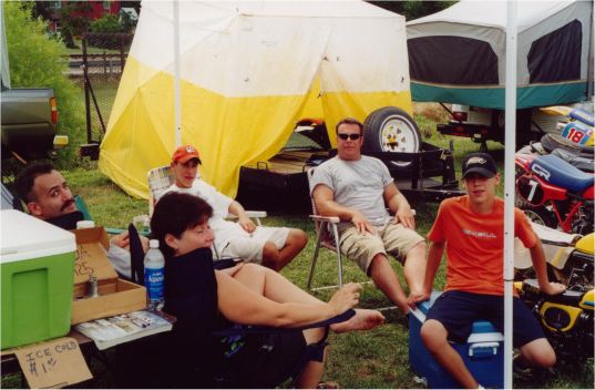 Frank Grant and his crew
